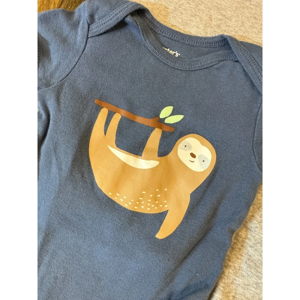 Carters Baby Boy 3 Months Bodysuits Lot Outfit Clothes Short Sleeved Shirts Dino